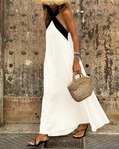 SIENNA Cross Neck Dress