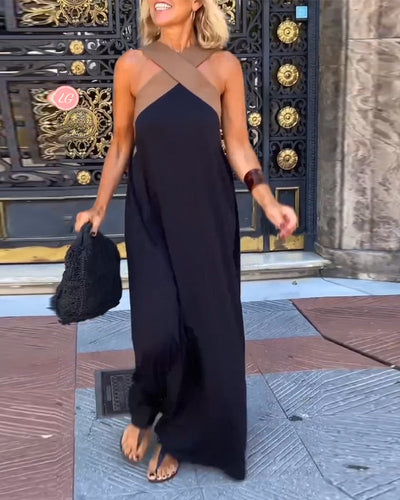 SIENNA Cross Neck Dress