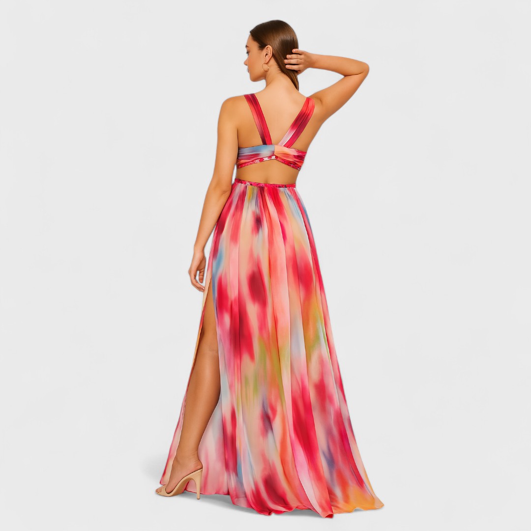 Freya - Painted Long Dress