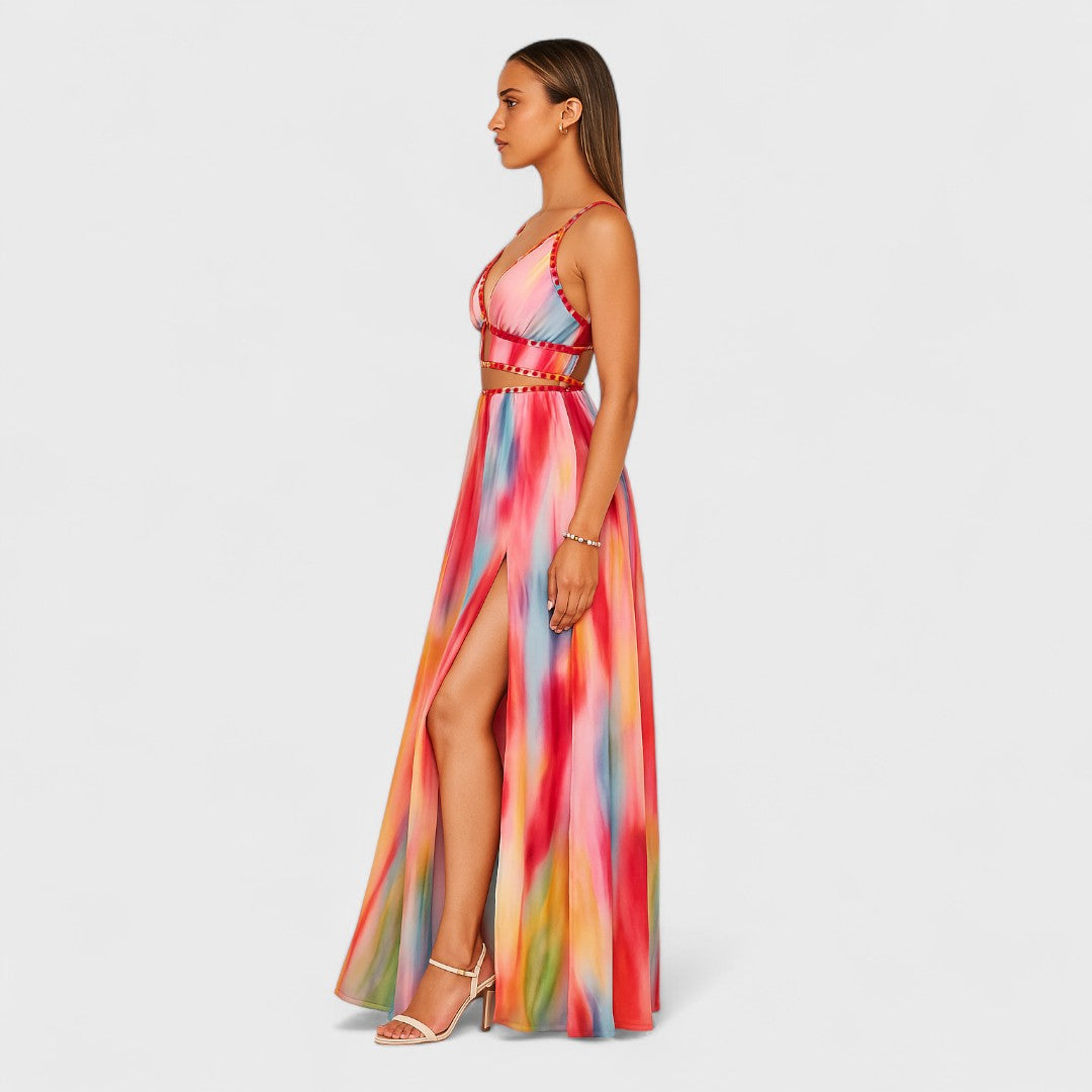 Freya - Painted Long Dress