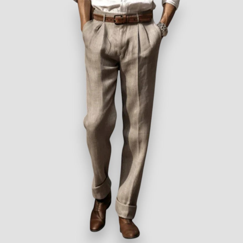 Leonard™ | Classic Linen Pants