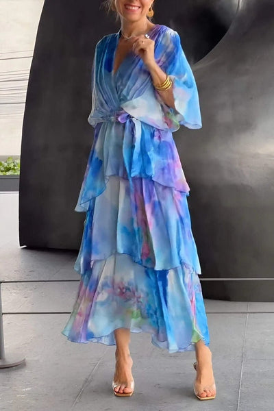 Jade™ | Elegant bohemian maxi dress