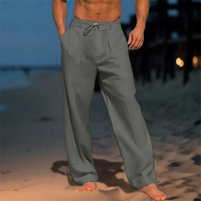 Andrei - Plain Linen Pants