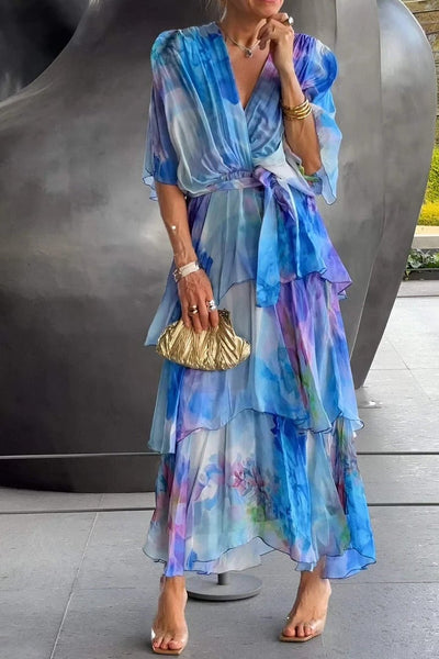 Jade™ | Elegant bohemian maxi dress