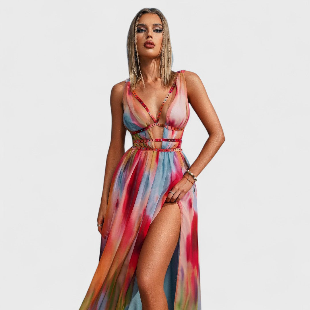 Freya - Painted Long Dress