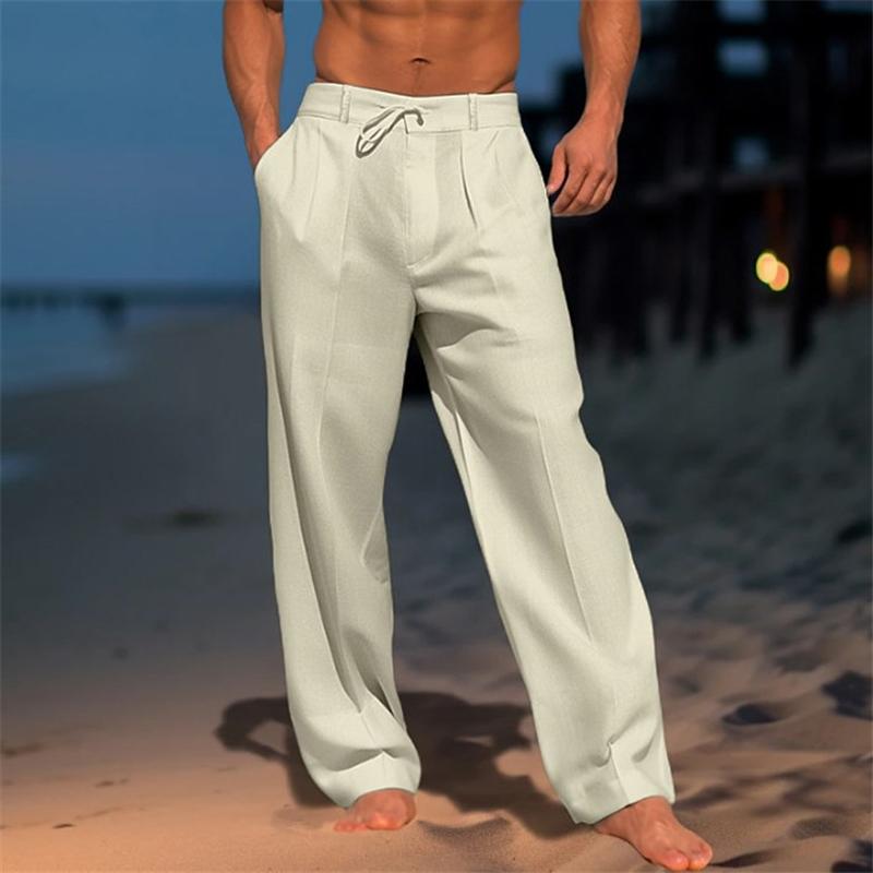 Andrei - Plain Linen Pants