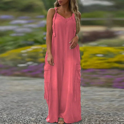 Tilda - Wide Leg Jumpsuit with Pockets