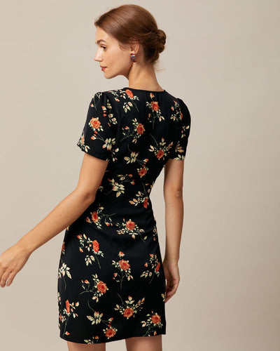 The Léa V-Neck Floral Mini